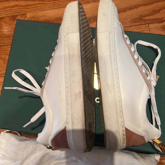 Buscemi white leather lock sneaker - Picture 5 of 12
